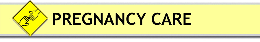 CARING PREGNANCY BANNER